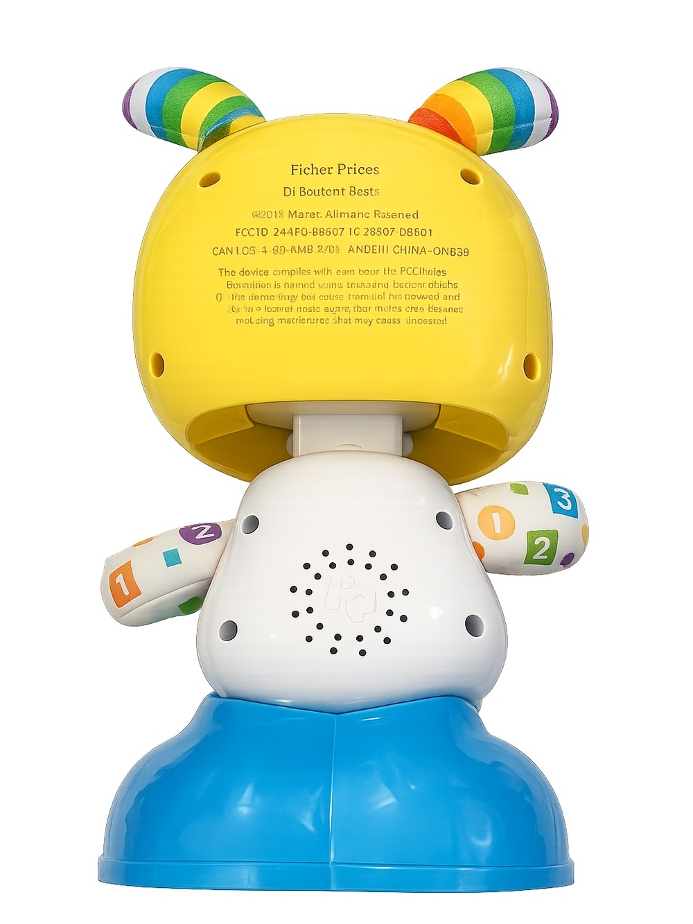 Fisher Price Bright Beats BeatBo Music ABC Dancing Recording Robot Tested Works - Picture 3 of 8
